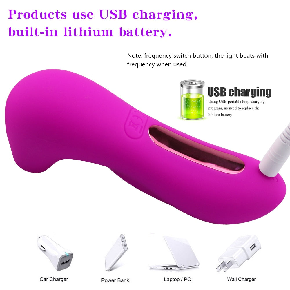 Clit Sucker Vibrator Blowjob Tongue Licking G Spot Massage Clitoris Stimulator Nipple Sucking Erotic Sex Toys for Women Sexo - buysextoyth