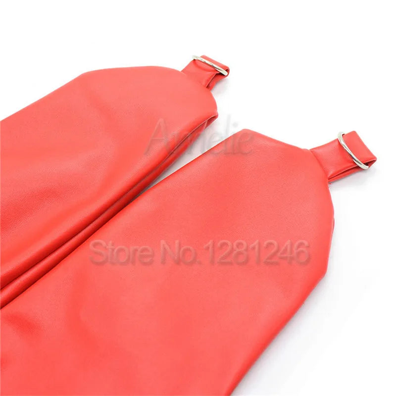Synthetic Leather Straitjacket BDSM Adult Games Straight Jacket Adjustable Fetish Harness Body Bondage Sex Toy For Women and Men - buysextoyth