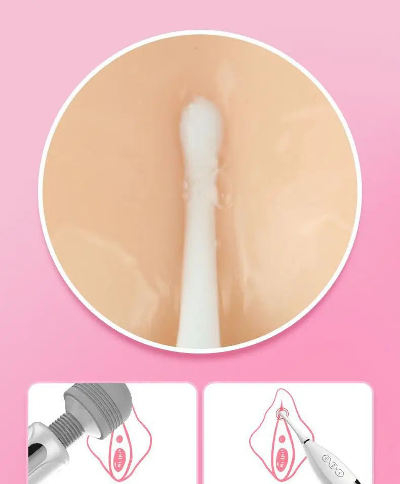 Sex Product Female Full Body Massage Stick Vagina G Spot Stimulation Vibrator+rabbit+tongue Headwear Sex Toys Masturbator. 33sextoys