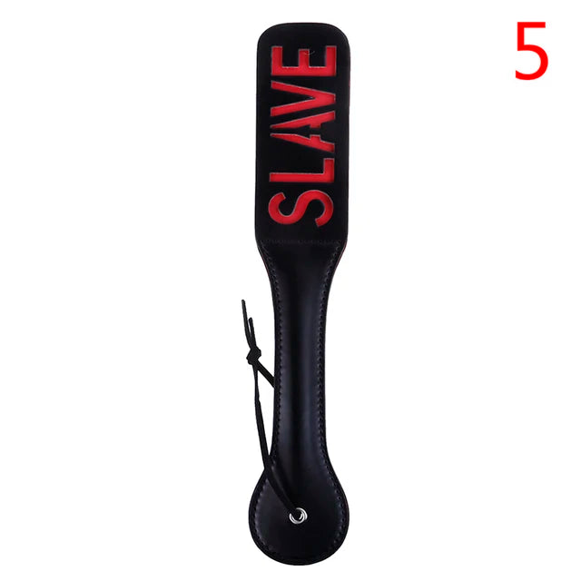 32CM Leather Double-deck Spanking Paddle Slave Sex Toy for Woman Men Paddle Spank Butt BDSM Sex Whip Fetish Bondage Erotic Toys - buysextoyth