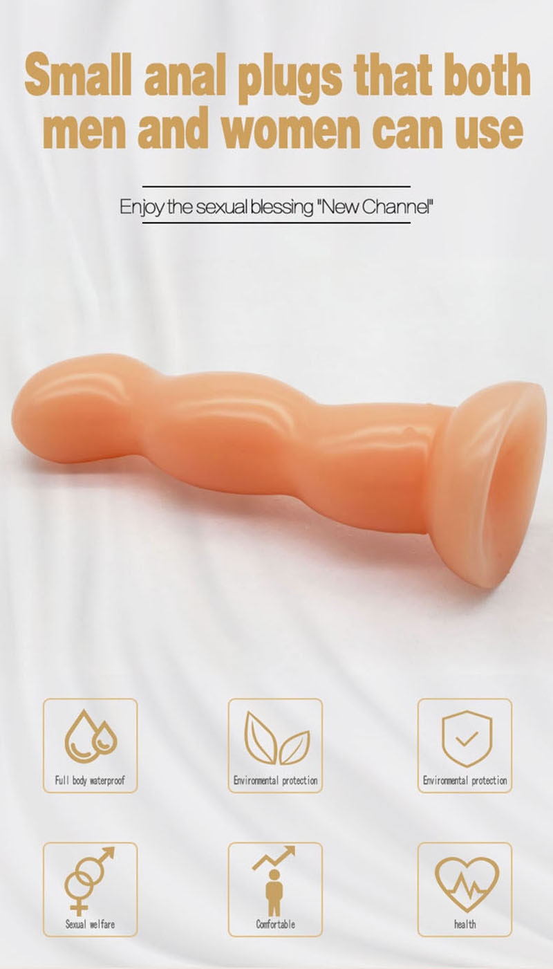 The Female Anal Plug Functional Masturbation Suction Cup Sex Toy for Men Insert Vagina Anal Product Interest Dildo Hot Sale 2021 - buysextoyth