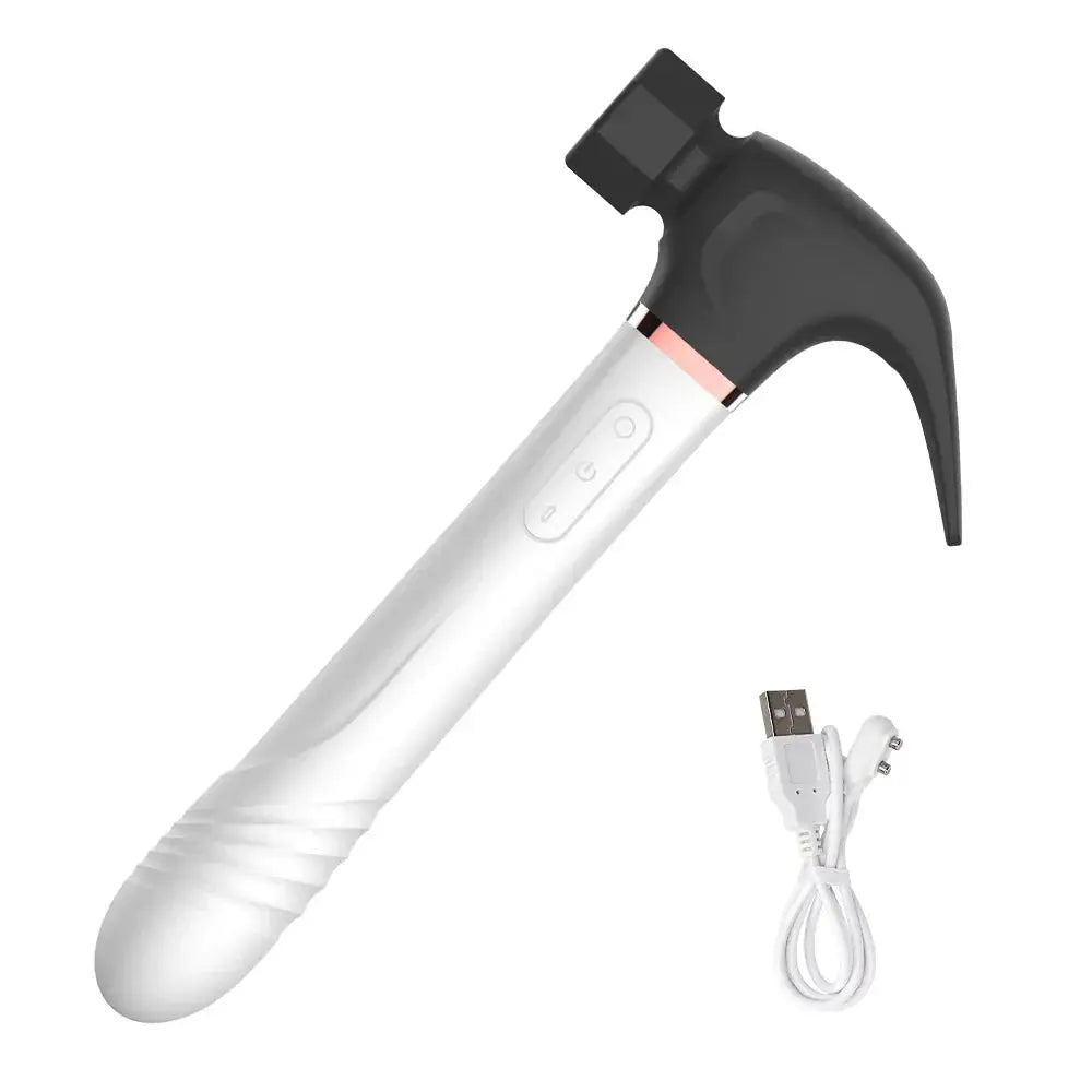 Hammer Vibrator Multifunctional Sex Machine G Spot Stimulation Telescopic Dildo Vaginal Massage Clit Sucking Female Masturbator - buysextoyth