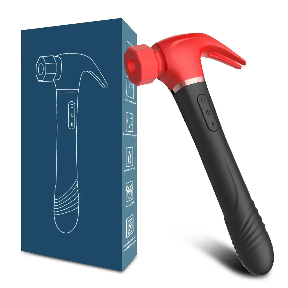 Hammer Vibrator Multifunctional Sex Machine G Spot Stimulation Telescopic Dildo Vaginal Massage Clit Sucking Female Masturbator - buysextoyth
