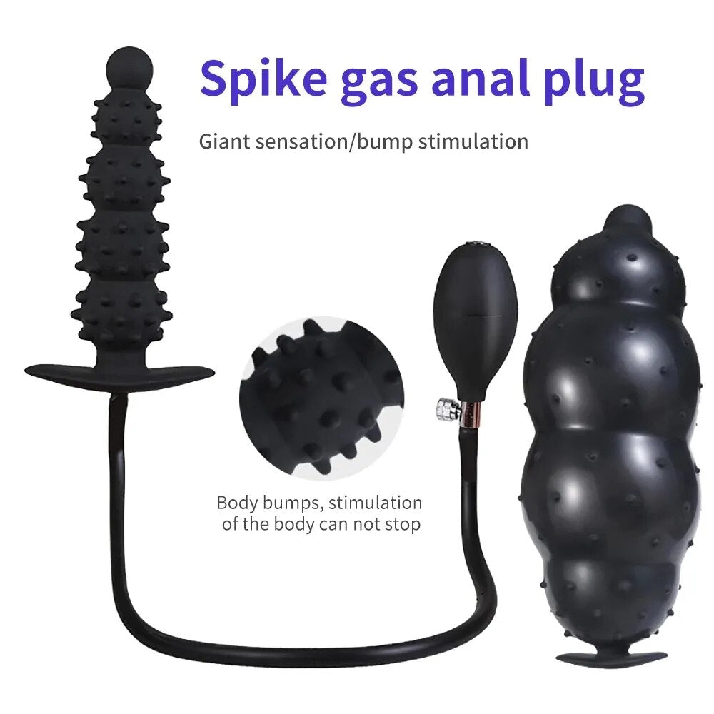 Hannibal Expand Inflatable Anal Plug Huge Butt Plug Stimulate Sex Toy For Women/Men Masturbators Prostate Massager Big Anal Toys - buysextoyth