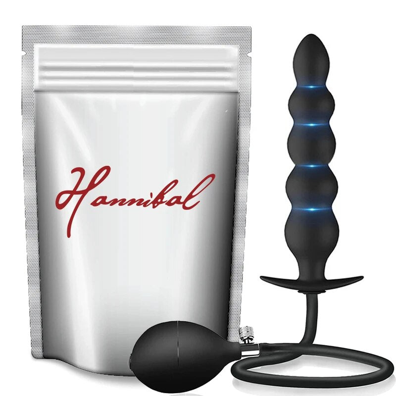Hannibal Expand Inflatable Anal Plug Huge Butt Plug Stimulate Sex Toy For Women/Men Masturbators Prostate Massager Big Anal Toys - buysextoyth