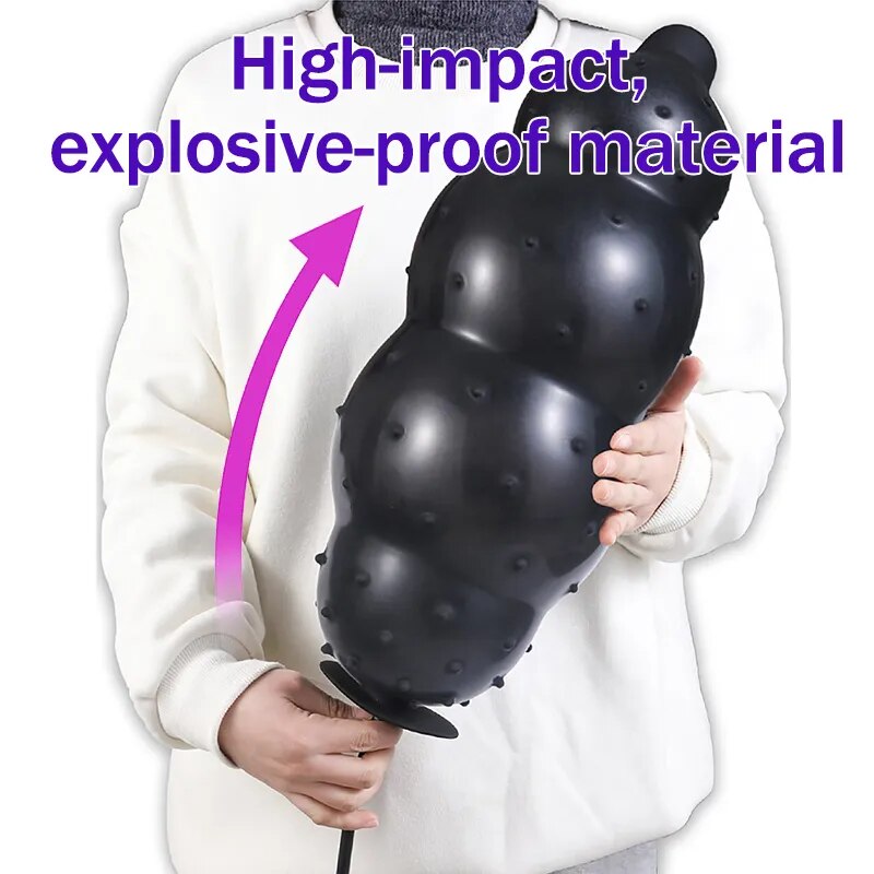 Hannibal Expand Inflatable Anal Plug Huge Butt Plug Stimulate Sex Toy For Women/Men Masturbators Prostate Massager Big Anal Toys - buysextoyth