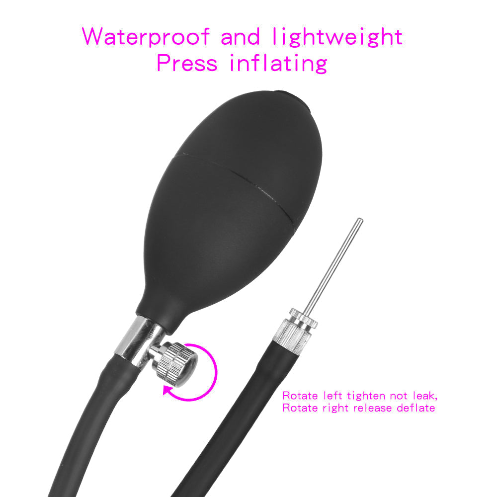 Expandable Prostate Massager Butt Plug Adult Sex Toys Inflatable Silicon Huge Big Anal Plug Anal Dildo Pump Anal Dilator - buysextoyth