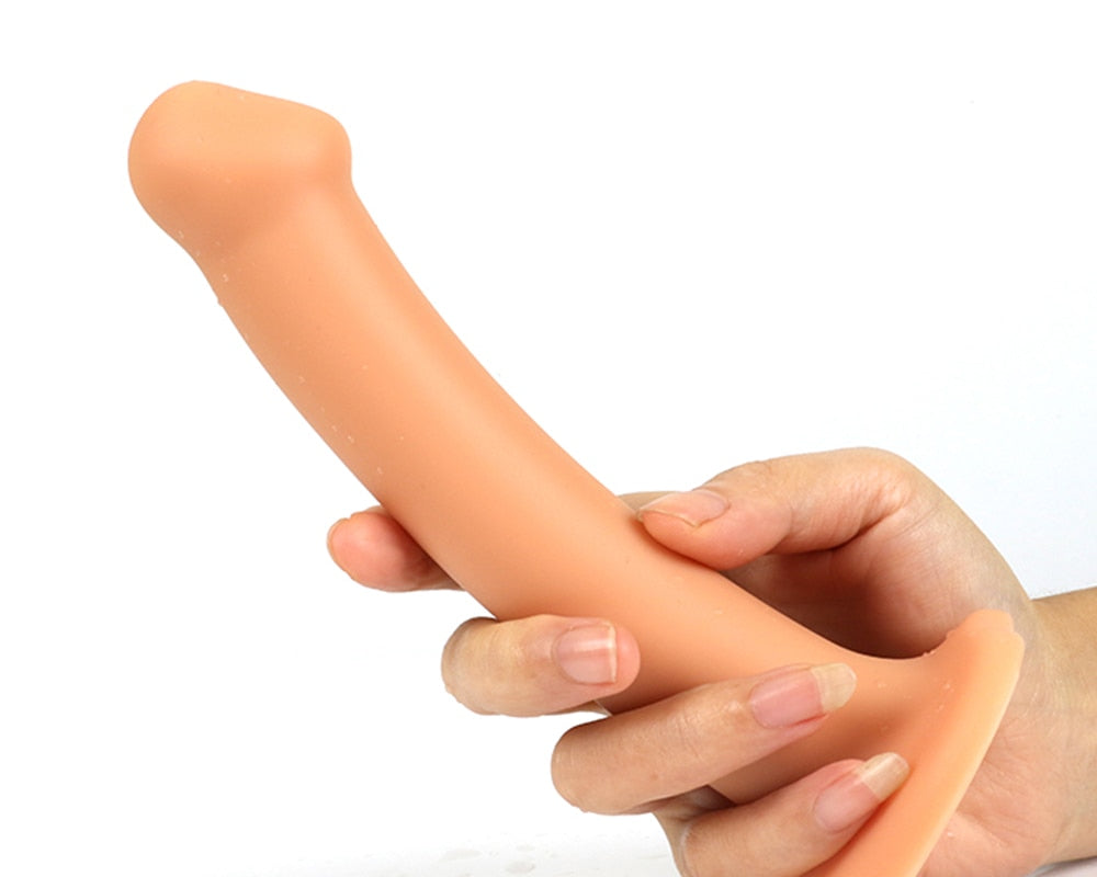 Slender Anal Plug Powerful Suction Cup Soft Dildo G-spot Vaginal Stimulator Butt Plug Prostate Massager Sex Toys for Man Woman - buysextoyth