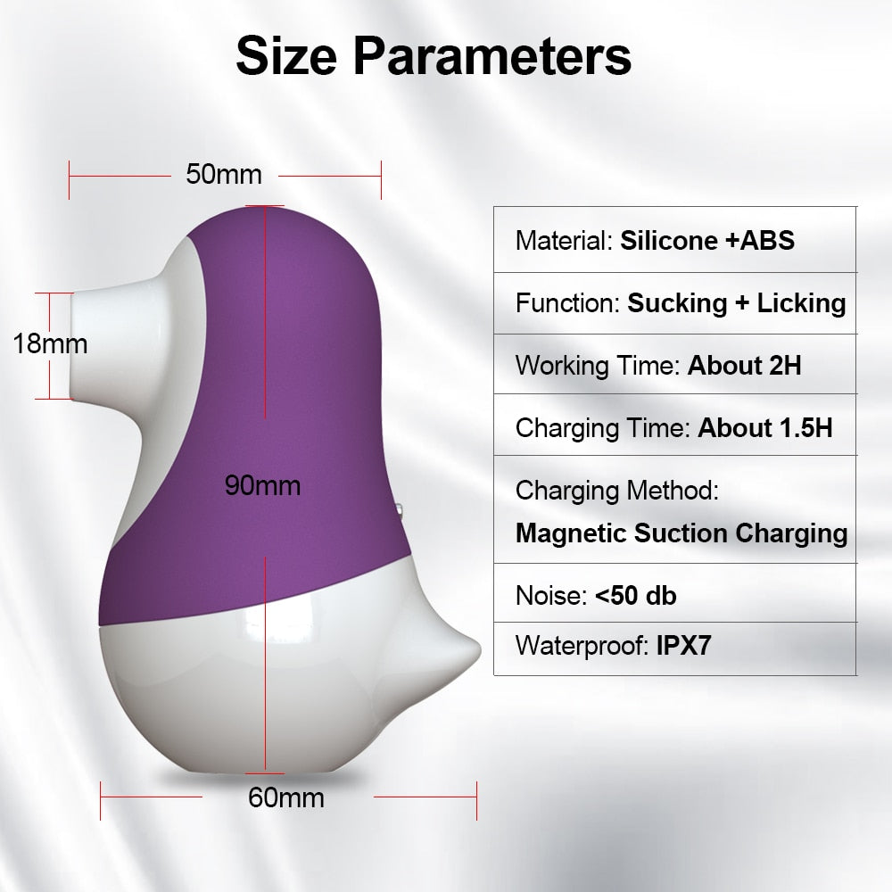 Sucking Licking Vibrator Sex Toys for Woman Adults Nipple Clit Sucker Clitoris Stimulator Tongue Oral Sex Suction Blowjob - buysextoyth