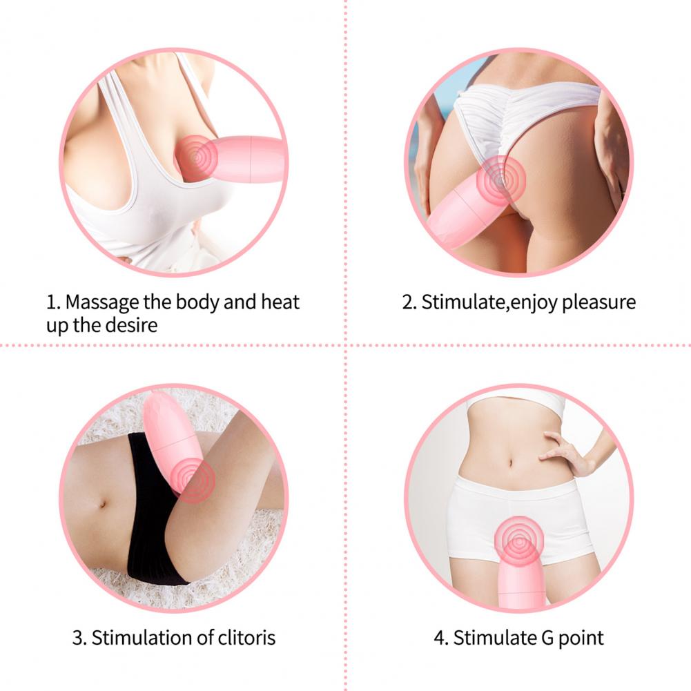 Vibrator Egg Vibrating Egg Deep Relaxation Easy To Use ABS Female G-spot Massager Masturbator Stimulator for Adult Women - buysextoyth