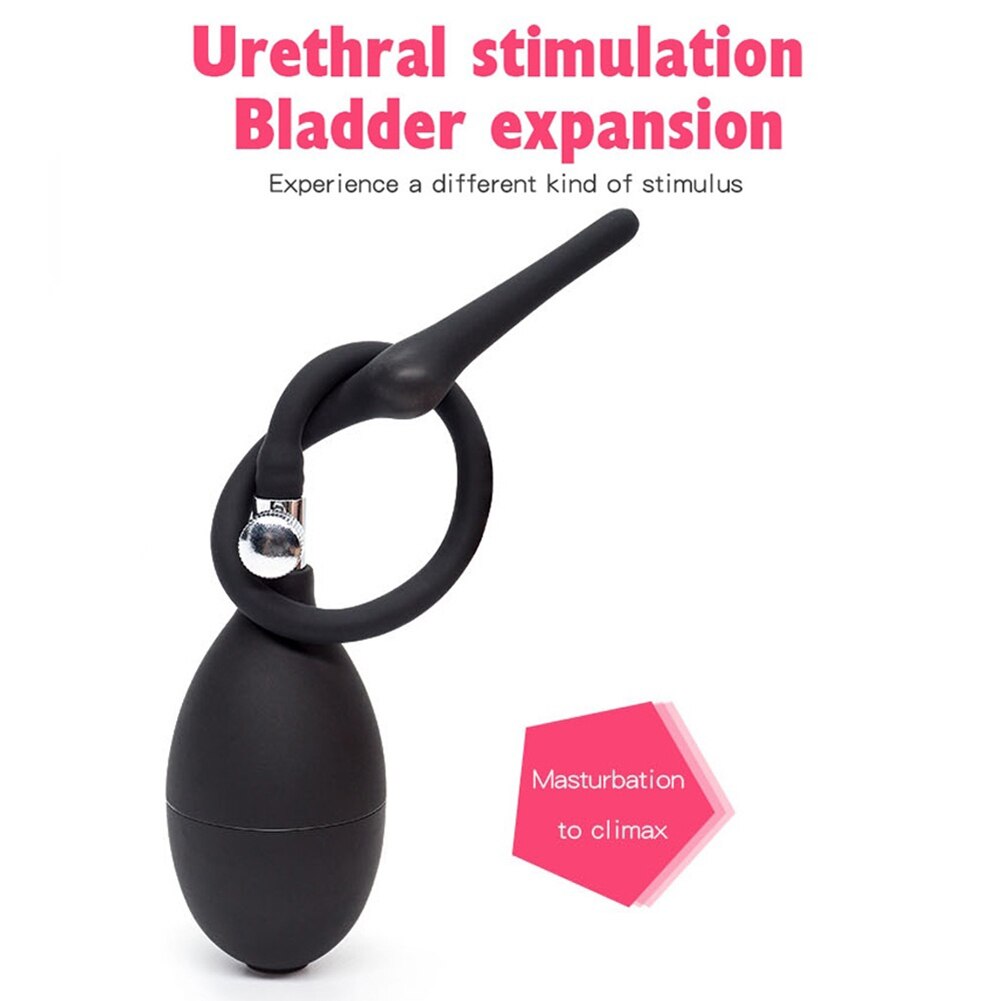Silicone Urethral Stimulation Rod Dilator Penis Plug Catheter Male Sounding Tube Urethral Stretcher Adult Sex Toy for Men Erotic - buysextoyth