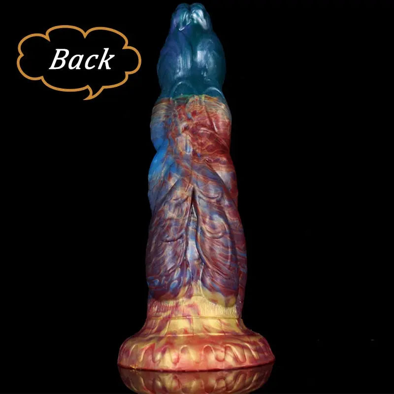 LUUK 6CM Thick Streamer Color Dildo Huge Glans Anal Plug with Powerful Sucker Sex Toys for Women Sexual Fantasy Products 33sextoys