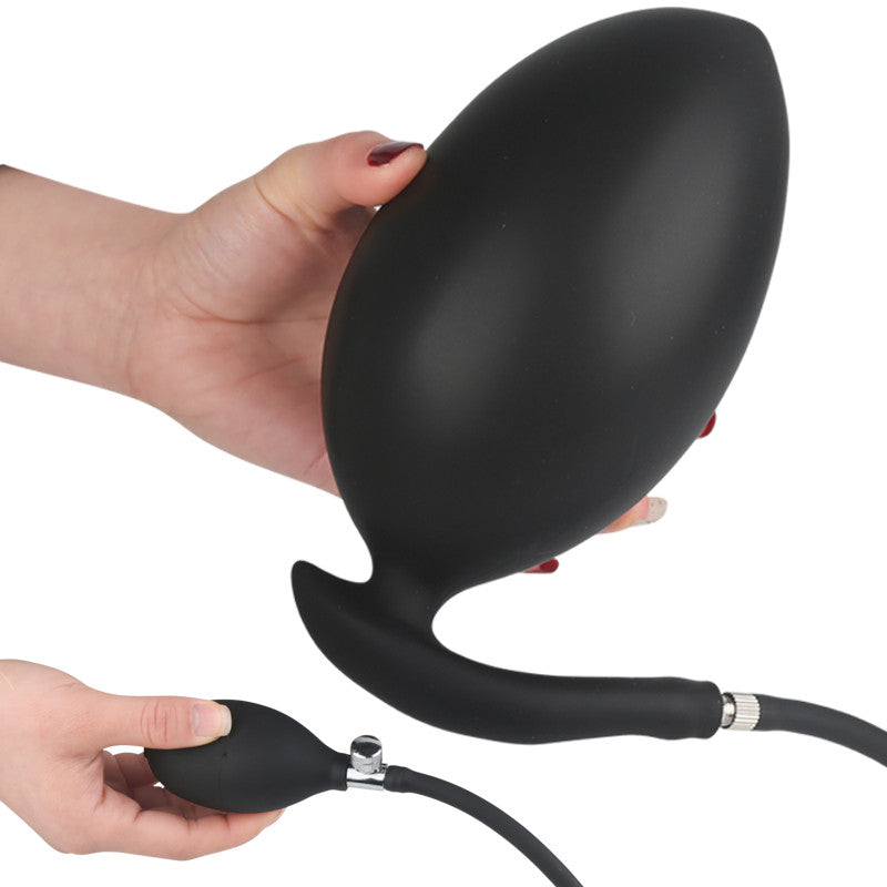 Inflatable 250MM Super Large Silicone Anus Dilator Anal Plug Dildo Pump Women Sex Toys Butt Vagina Stimulate Prostate Massage 18 - buysextoyth