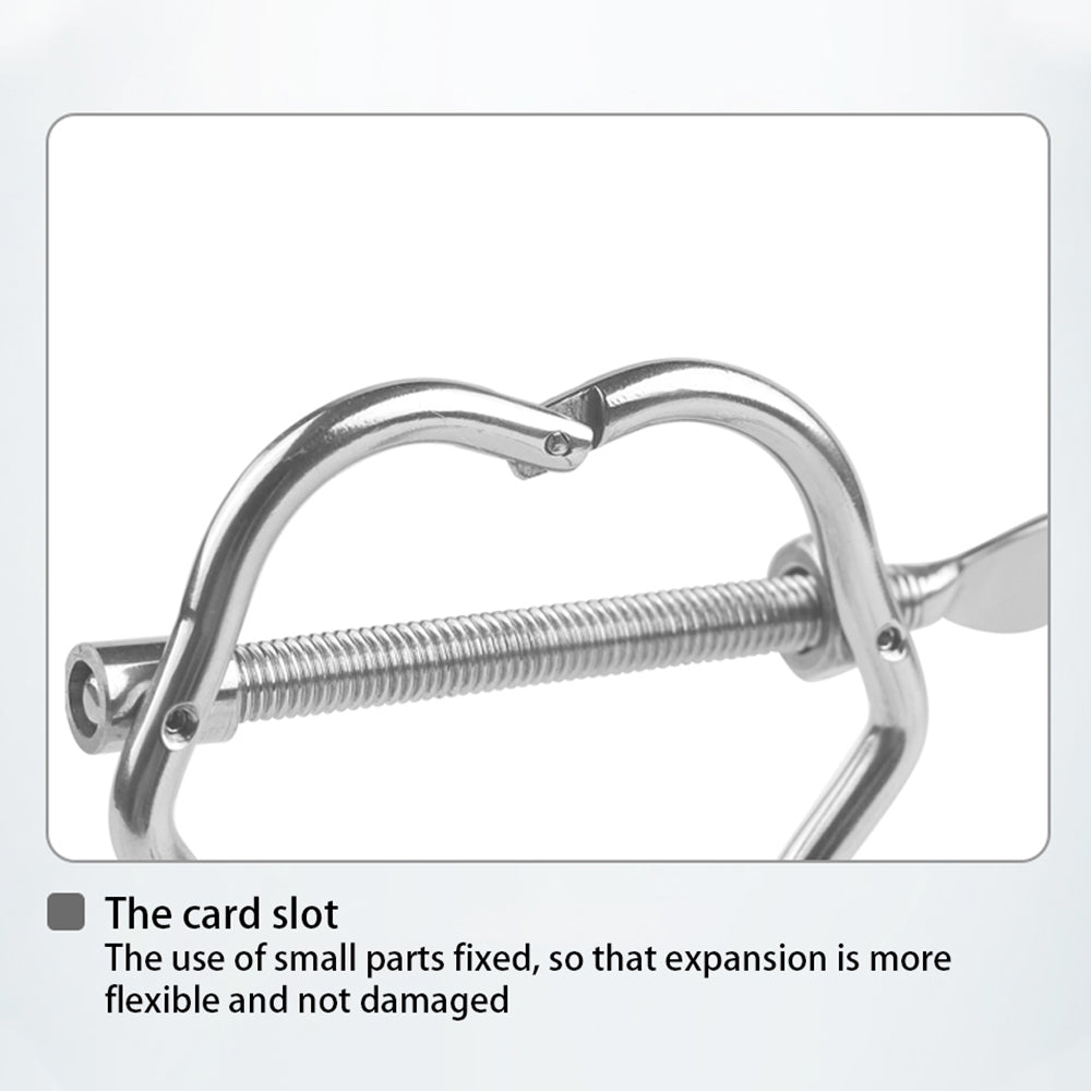 Adjustable Stainless Steel Anal Expander Vaginal Speculum BDSM Slave Anus Pussy Dilator Anal Toys Anal Vagina Enema Sex Products - buysextoyth