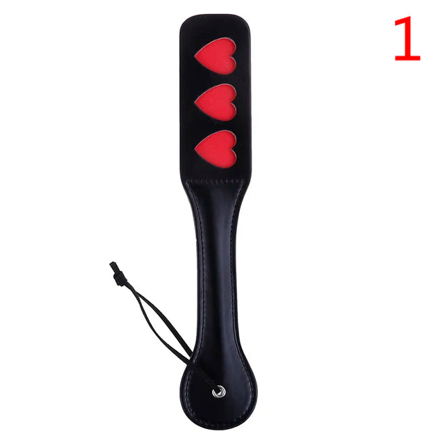 32CM Leather Double-deck Spanking Paddle Slave Sex Toy for Woman Men Paddle Spank Butt BDSM Sex Whip Fetish Bondage Erotic Toys - buysextoyth