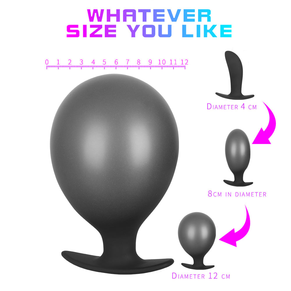 Expandable Prostate Massager Butt Plug Adult Sex Toys Inflatable Silicon Huge Big Anal Plug Anal Dildo Pump Anal Dilator - buysextoyth
