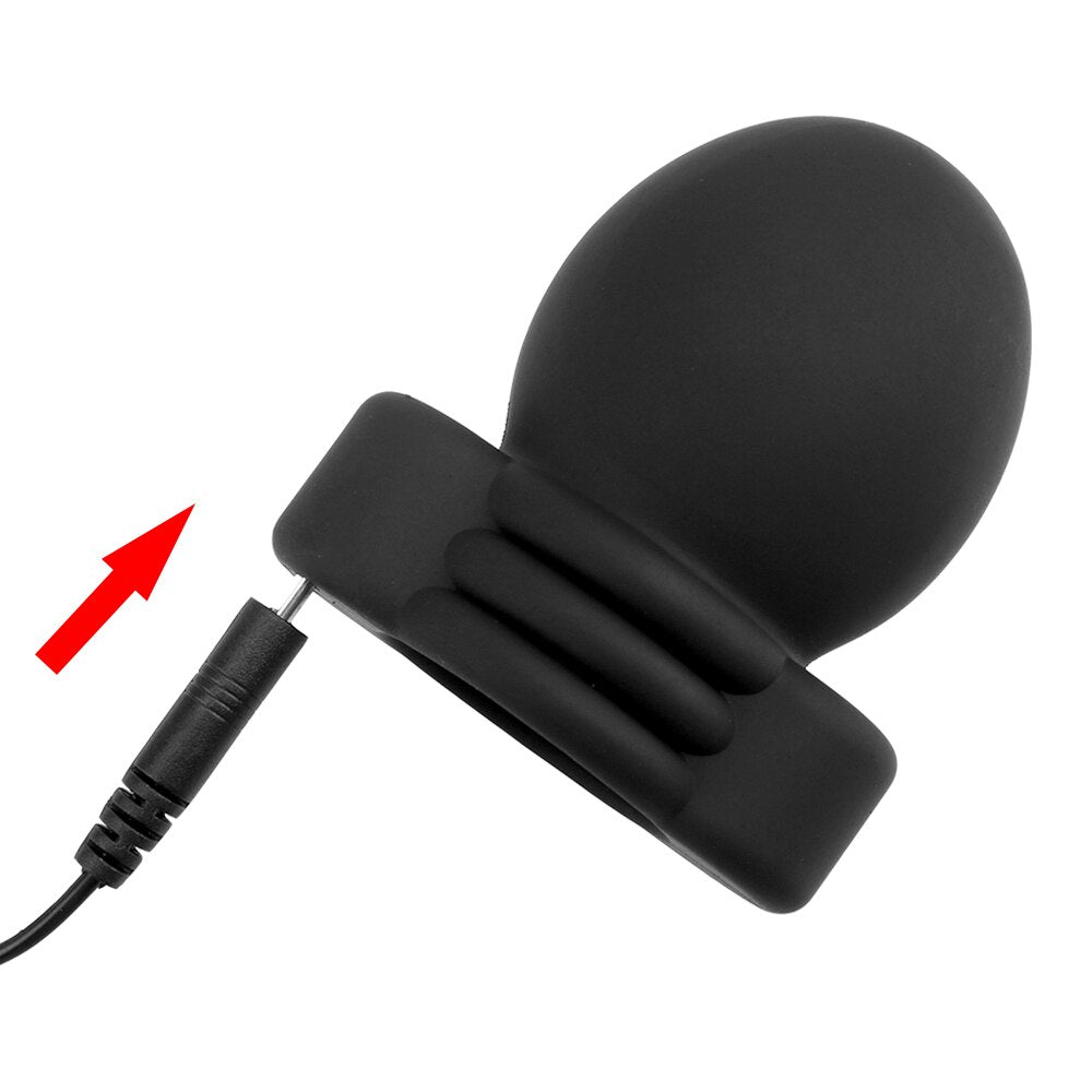 Penis Electro Stimulator Sex Toys for Men Male Masturbation Delay Training Electric Shock Therapy Penis Massage Glans Trainer - buysextoyth