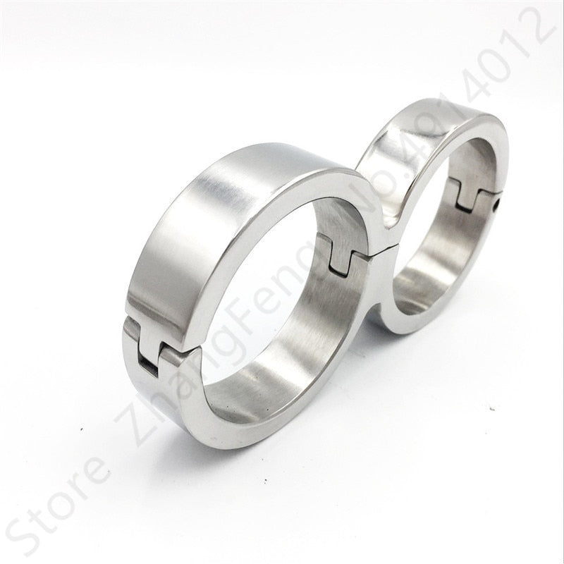 Heavy Stainless Steel Handcuffs Ankle Cuff Bondage BDSM Fetish Adult Sex Toys for Woman Screw Sex Toy Bundle Sex Shop China 18+ - buysextoyth