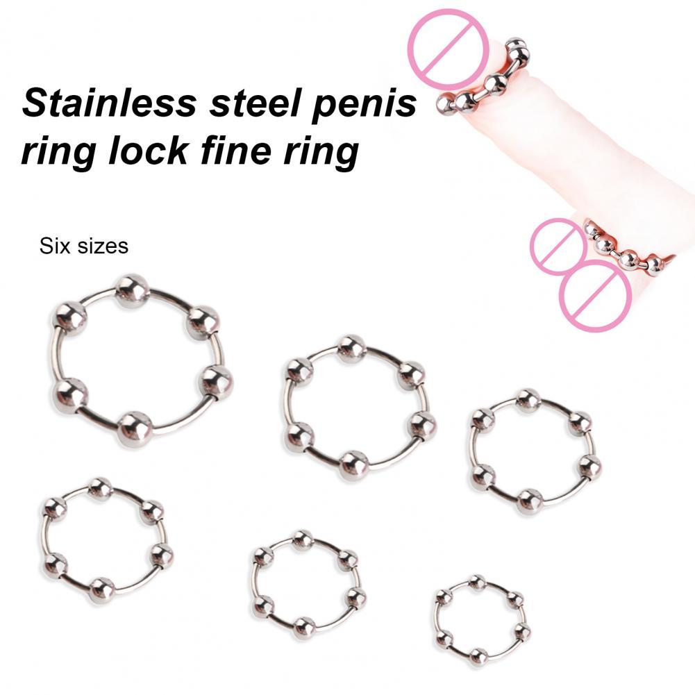 Stainless Cock Ring Sex Increase Orgasms Easy To Use Safe  Delay Ejaculation Lock Ring for Men Foreskin Corrector Rings - buysextoyth