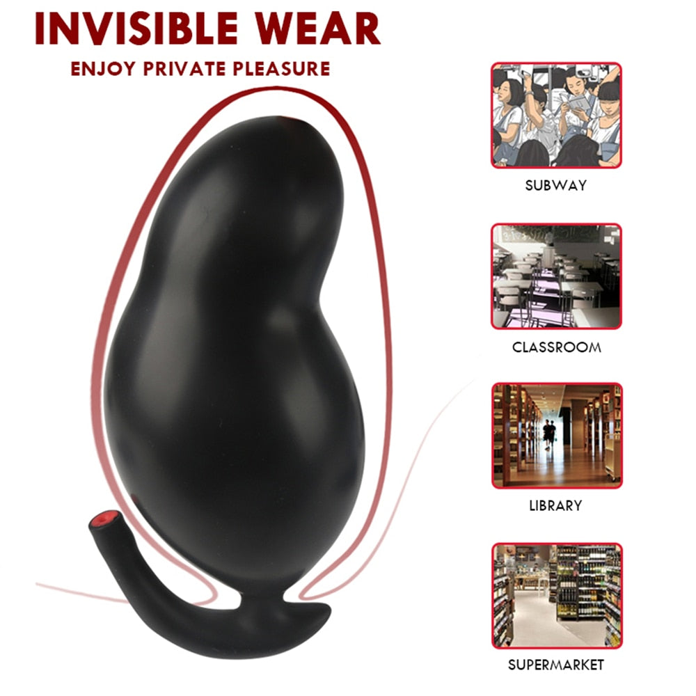 Go Out Double Layer Inflated Super Big Anal Plug Dildo Pump Butt Plug Anal Dilator Prostate Massage Extender Dilatador Sex Toys - buysextoyth