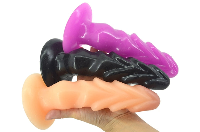 Anal Plug Suction Cup Dildo Realistic Dog Penis Adult Game Sex Toys for Women Stimulation Massage G-Spot - buysextoyth