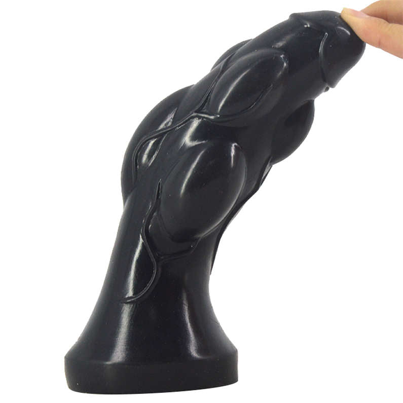 Suction Cup Penis Anal Plug Masturbation Vibration Glass Plug Clitoral Pump Intimate Toys for Husband Pig Tail Adults Sm Toys - buysextoyth