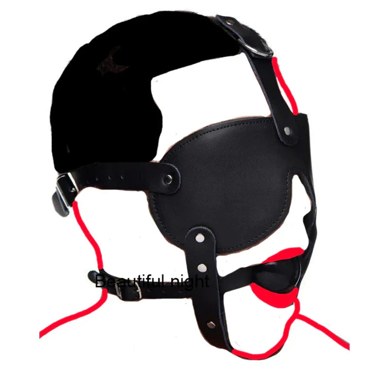 Ring/Spider/Ball Gag BDSM Leather Cover Mouth Mask Bondage. Muzzle Blindfold Restraints.SM Sex Toys For Couples - buysextoyth