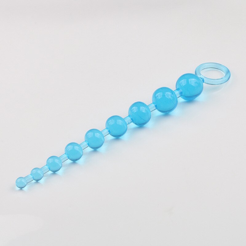 Heart Beads Soft Anal Plug Anus Toys Big  Balls Silicone G-Spot Stimulating Butt Plugs Adult Sex  Couple Sexy - buysextoyth