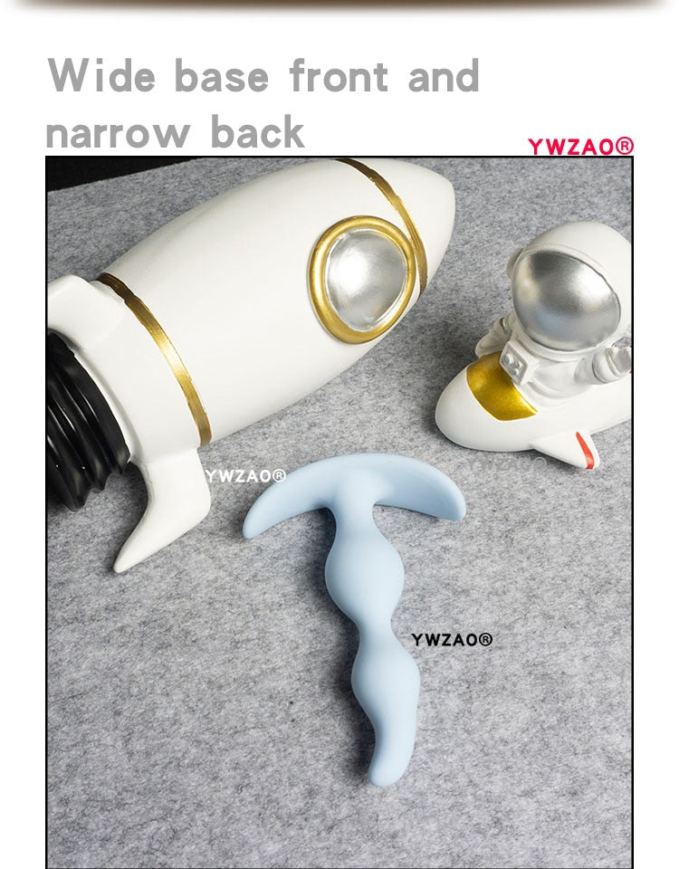 YWZAO Ass Women Sex Toys Men Intimate Silicone Erotic Bdsm Goods Big Butt Prostate Massager for Adults 18 Anal Plug G05 - buysextoyth