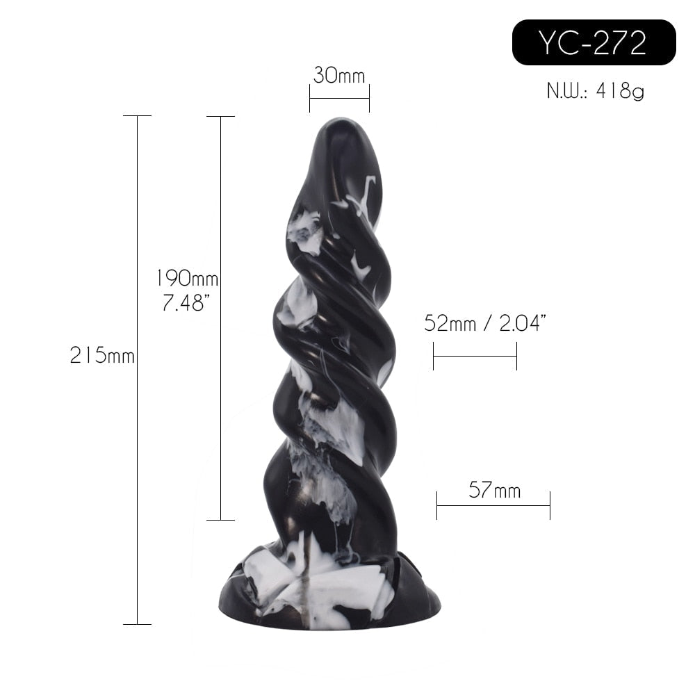 SXXY Anal Plug Twist Fun Sex Toys Textured Dildo G Spot Masturbate Anus Massage Penis Rippled Shaft Female Maturbate Sexy Shop - buysextoyth