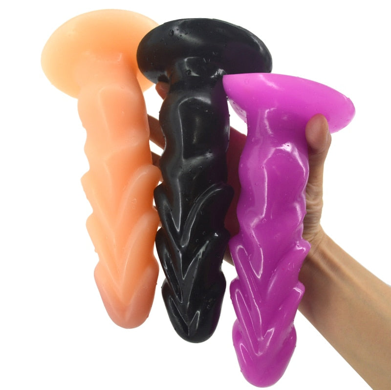 Anal Plug Suction Cup Dildo Realistic Dog Penis Adult Game Sex Toys for Women Stimulation Massage G-Spot - buysextoyth
