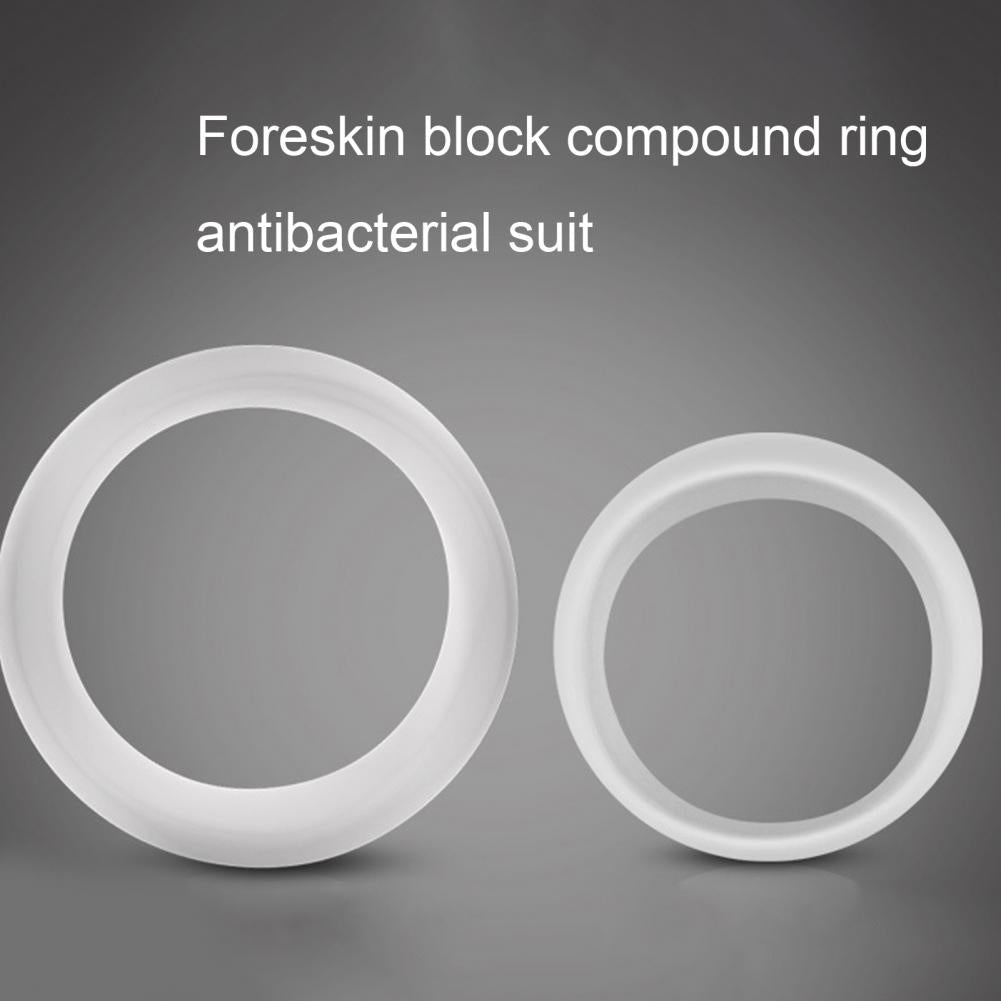 Foreskin Corrector Ring Cock Ring Long-lasting Delay Ejaculation Soft Sillicone Premium Quality Penis Ring Sex Toys for Couple - buysextoyth
