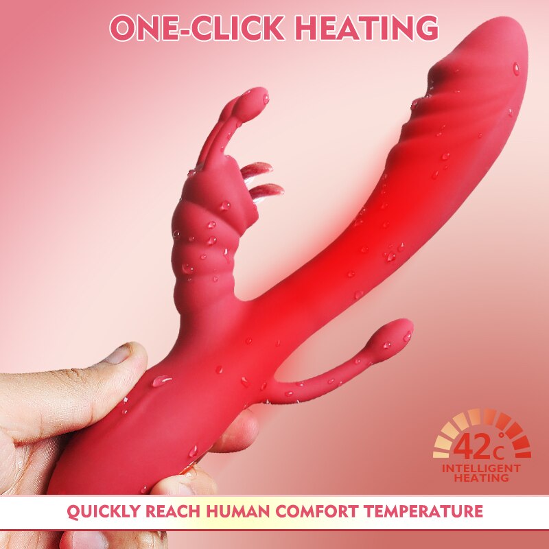 การสั่นสะเทือนนวด G-Spot Clitoral ช่องคลอดกระตุ้นลิ้นเลีย Vibrators สำหรับผู้หญิง - buysextoyth