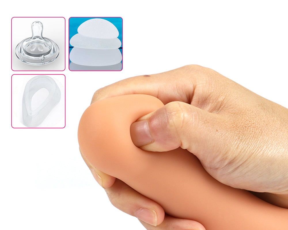 Slender Anal Plug Powerful Suction Cup Soft Dildo G-spot Vaginal Stimulator Butt Plug Prostate Massager Sex Toys for Man Woman - buysextoyth