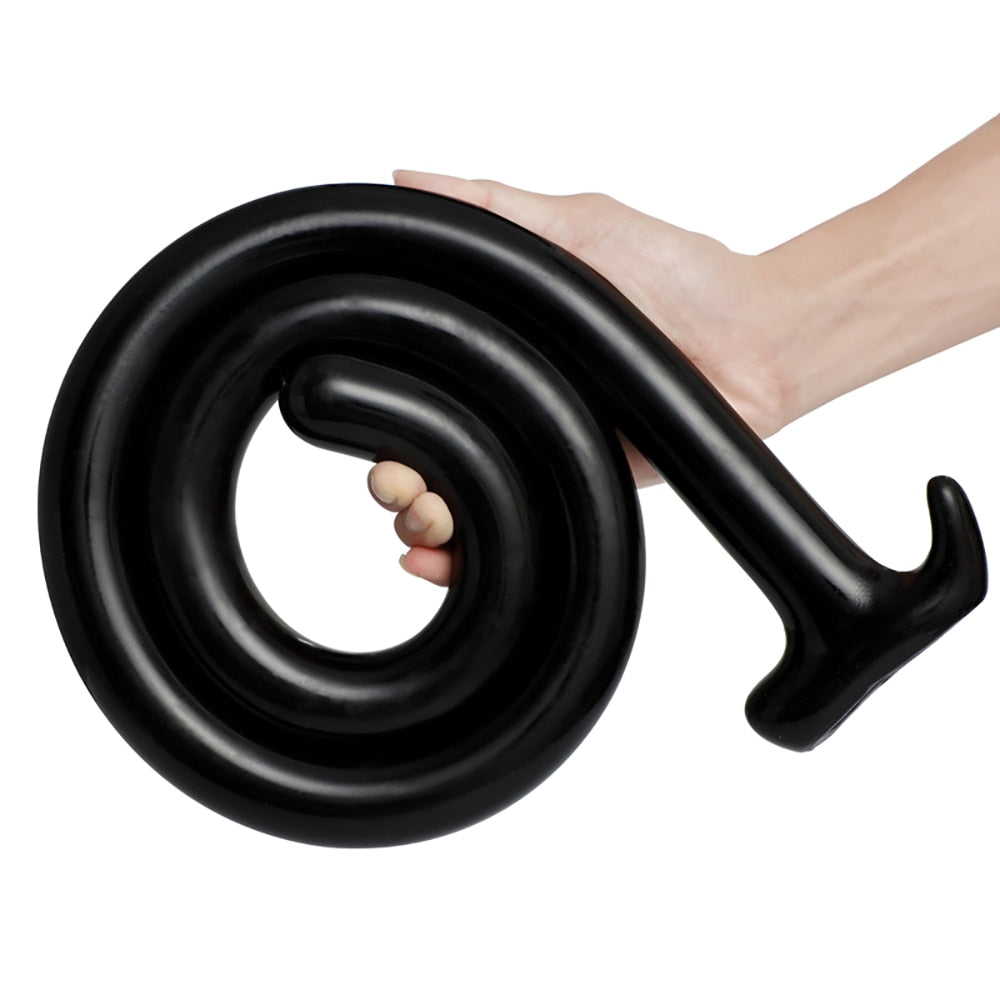 39.37 Inch Overlength Anal Plug Dildo 1 Meter Soft Anal Dilator Sex Toys for Stimulation of Vagina and Anus Extra Long Butt Plug - buysextoyth
