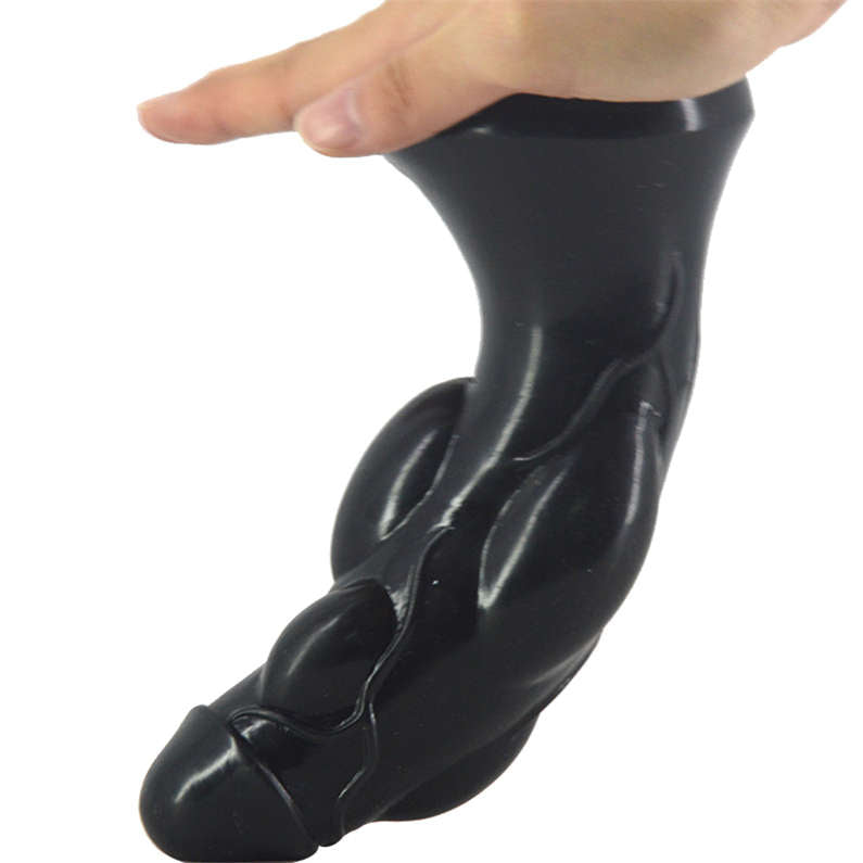 Suction Cup Penis Anal Plug Masturbation Vibration Glass Plug Clitoral Pump Intimate Toys for Husband Pig Tail Adults Sm Toys - buysextoyth