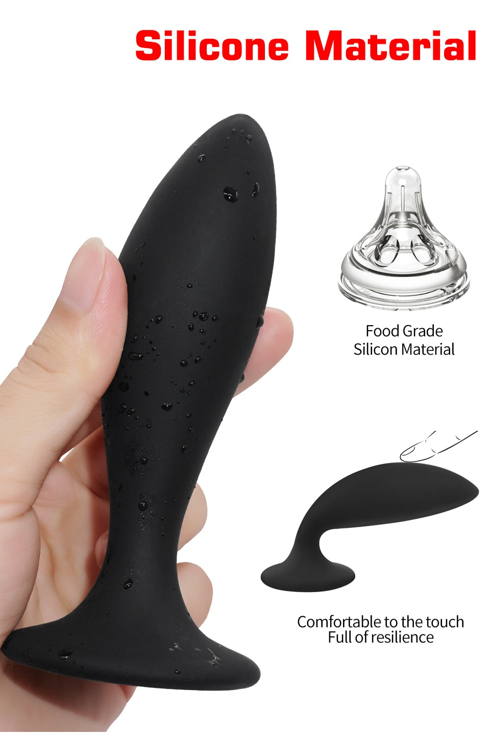 3pcs Anal Plugs Buttplug Training Set Silicone Suction Anus Sex Toys for Women Men Male Prostate Massager Butt Plug Gay Bdsm Toy - buysextoyth
