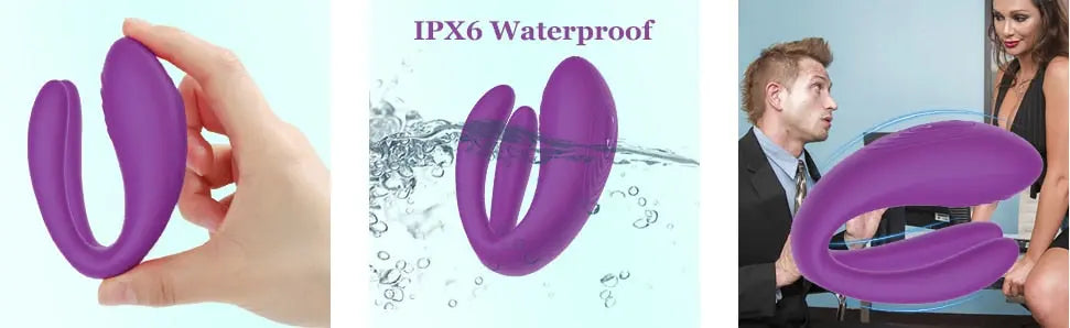 New Couple Vibrator Sex Toys 3 Motor Couple Vibrators 25M Remote Control Dildo Anal Vibrator Stimulator for Couples and Women - buysextoyth
