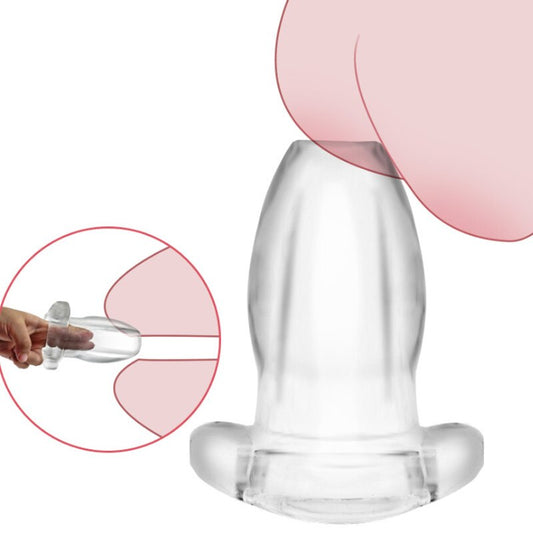 Hollow Anal Plug Anal Extender Dilator Butt Plug Peep Vagina and Aual Enema Sex Toys for Men Gay Sex Products - buysextoyth