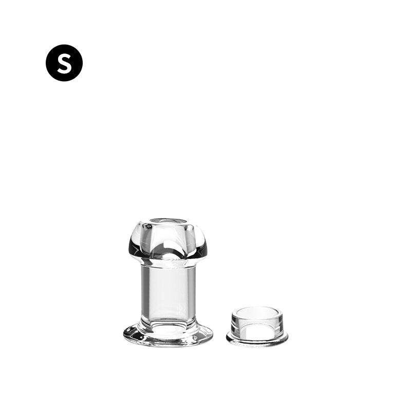 Hollow Anal Plug with Stopper Anal Expander/Tunnel/Toy Transparent Anus Dilation Adult SM Sex Toys for Women Men Couple Lesbian - buysextoyth
