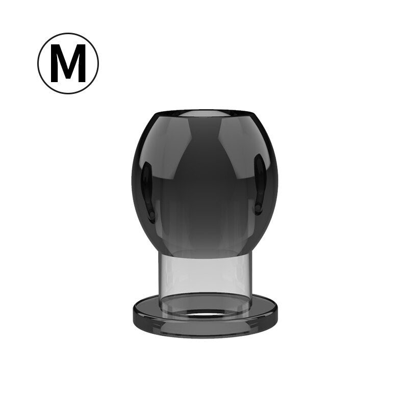 Hollow Vagina Butt Plug with Stopper Plug Anal Expender Anal Dilator Speculum Men Prostate Massage Sex Toy for Gay - buysextoyth
