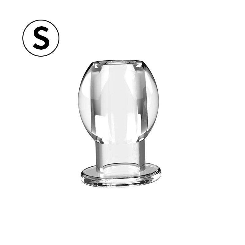 Hollow Vagina Butt Plug with Stopper Plug Anal Expender Anal Dilator Speculum Men Prostate Massage Sex Toy for Gay - buysextoyth
