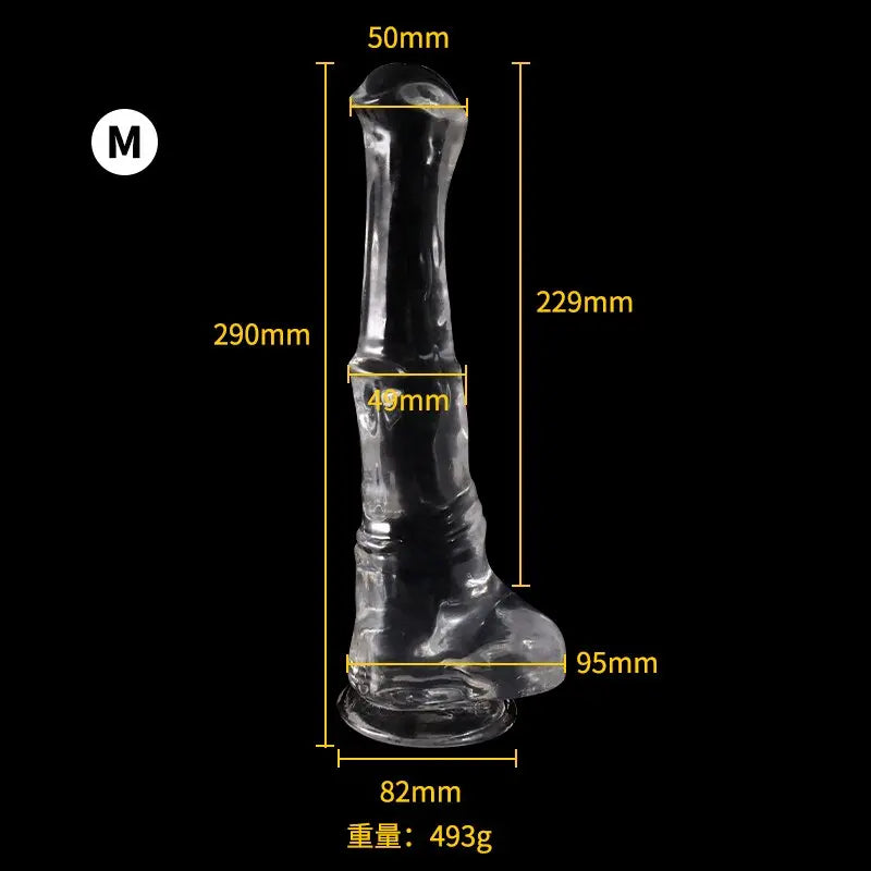 Horse Whip Anal Plug/Dilator /Sex Toys for Men Women Prostate Massager G-spot Stimulation Butt Dildo Masturbator Adult Toy - buysextoyth