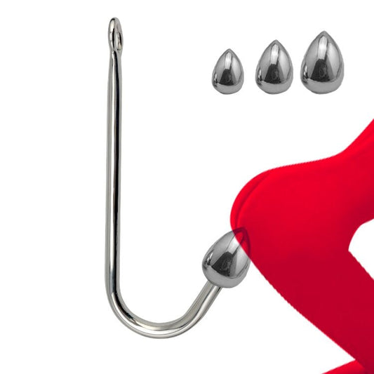 Hot Erotic Sexy Anal Hook Ball Stainless Steel SM Butt Plug Hook Anal Sex Toys for Couples Adult Sex Games Sexy Toys - buysextoyth