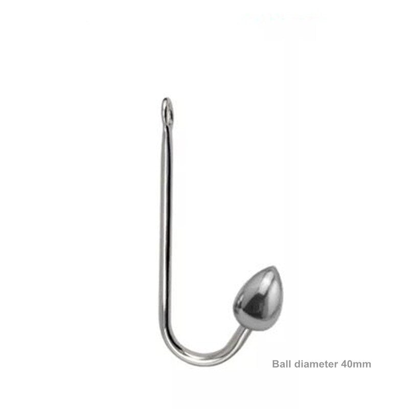 Hot Erotic Sexy Anal Hook Ball Stainless Steel SM Butt Plug Hook Anal Sex Toys for Couples Adult Sex Games Sexy Toys - buysextoyth