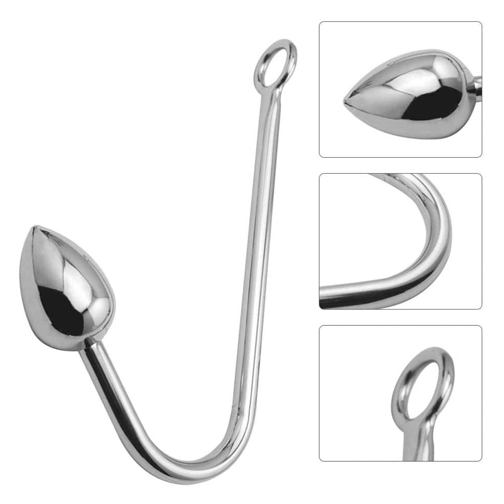 Hot Erotic Sexy Anal Hook Ball Stainless Steel SM Butt Plug Hook Anal Sex Toys for Couples Adult Sex Games Sexy Toys - buysextoyth