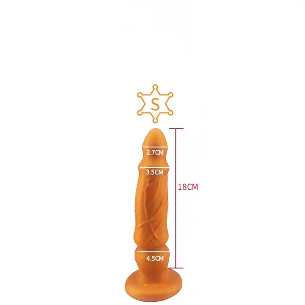 Huge Butt Plug Sex Shop Soft Material Anal Plug with Powerful Sucker Adult Product Female Masturbator Erotic Sex Toys for Couple - buysextoyth