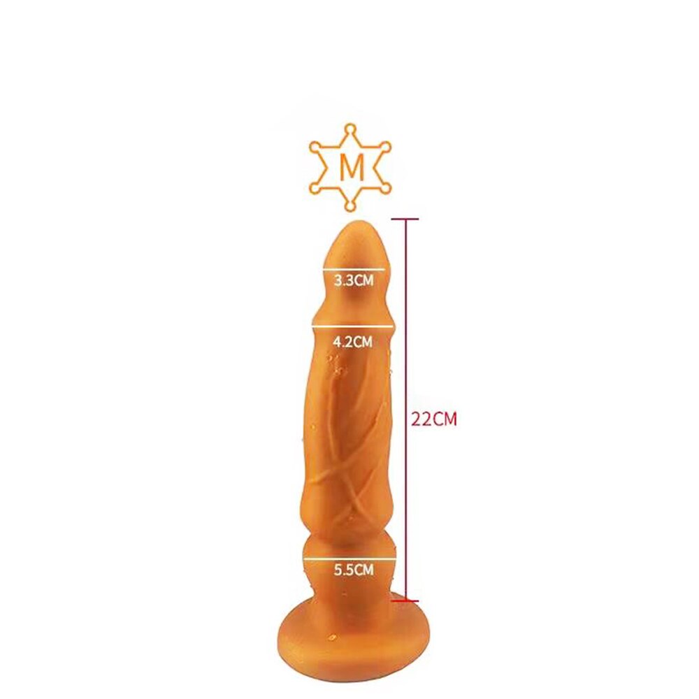 Huge Butt Plug Sex Shop Soft Material Anal Plug with Powerful Sucker Adult Product Female Masturbator Erotic Sex Toys for Couple - buysextoyth