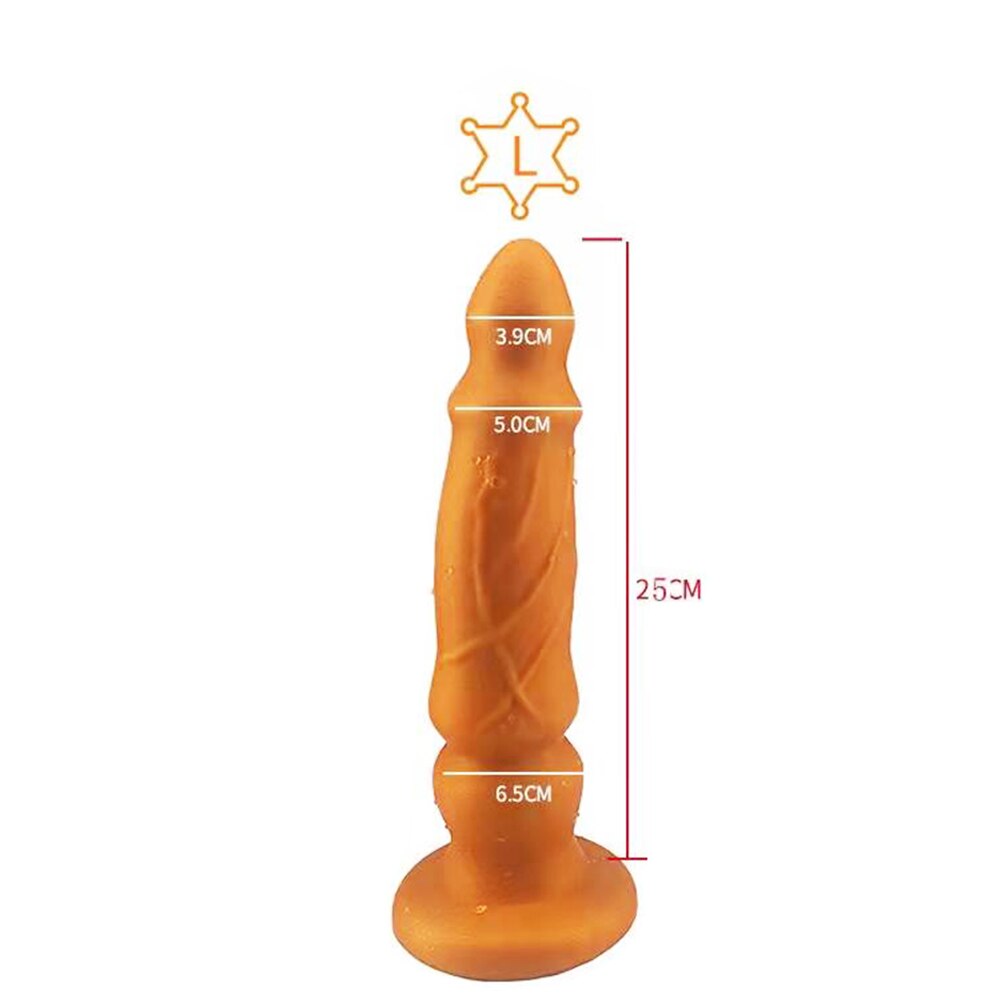 Huge Butt Plug Sex Shop Soft Material Anal Plug with Powerful Sucker Adult Product Female Masturbator Erotic Sex Toys for Couple - buysextoyth