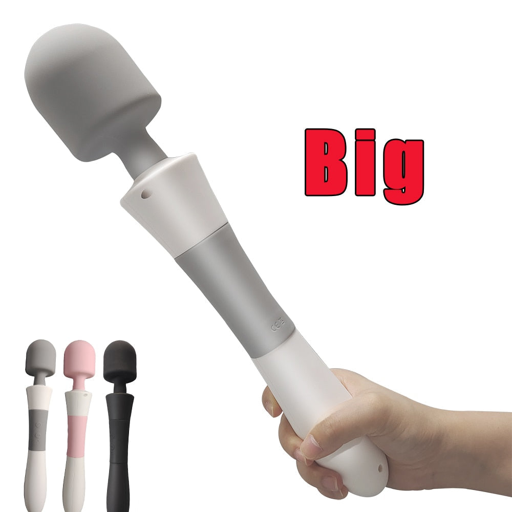 Huge Magic Wand Powerful Vibrators for Women Big AV Stick Female Clitoris G Spot Body Massager Adult Vibrator Sex Toys for Woman - buysextoyth